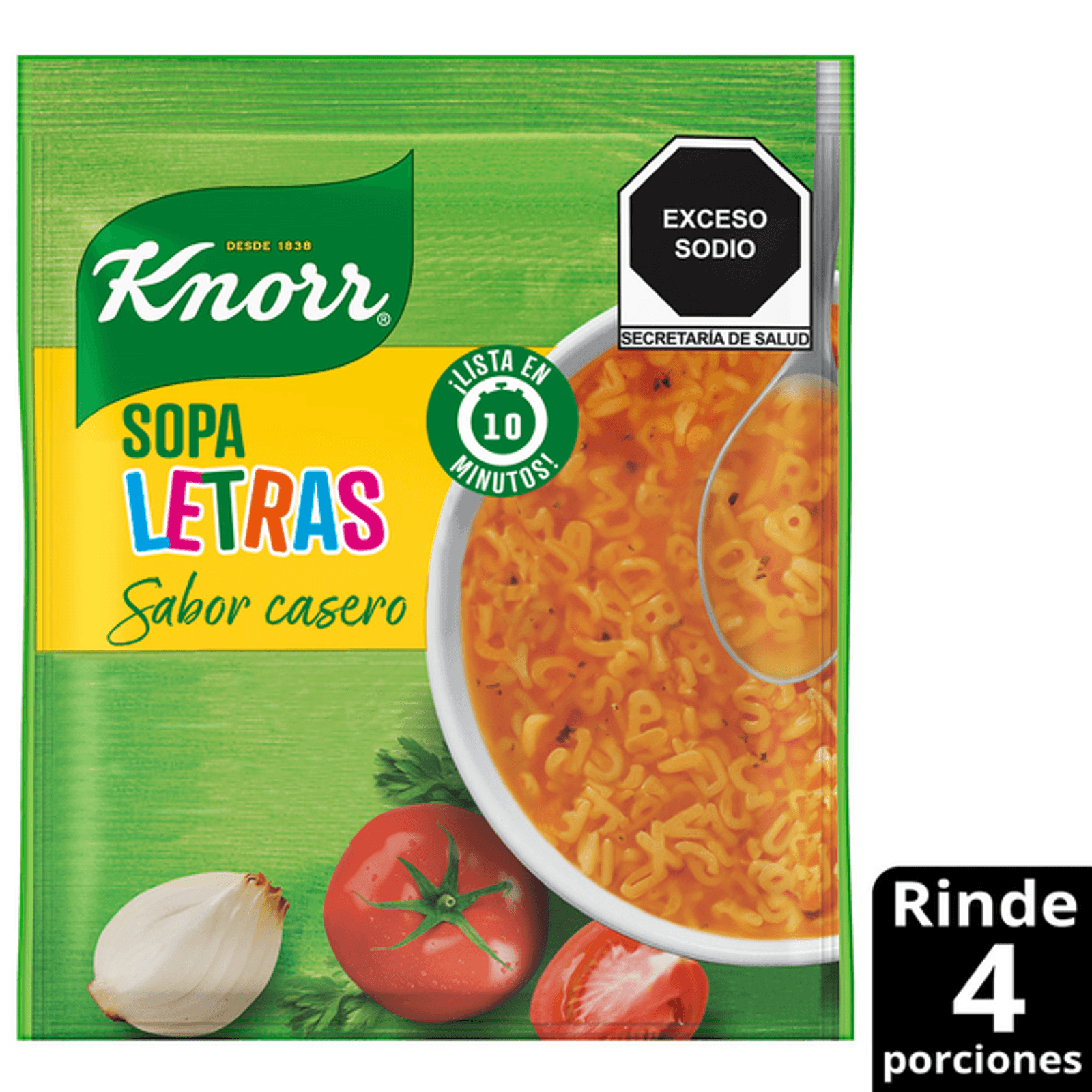 Knorr Letter Shape Pasta Soup, 3 oz