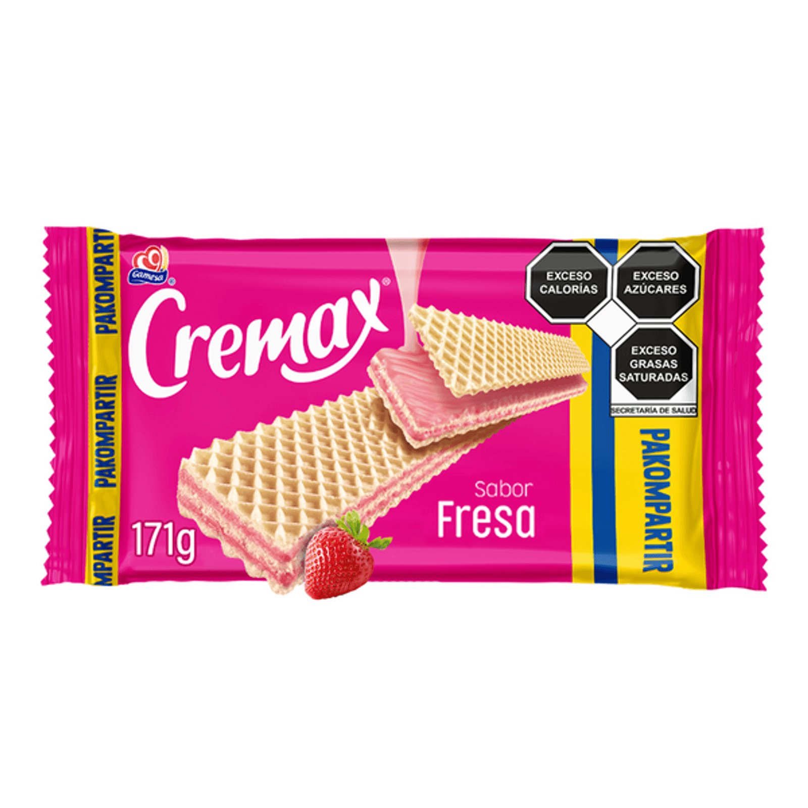 Gamesa Cremax Strawberry Flavor Cookies, 6 oz Main image