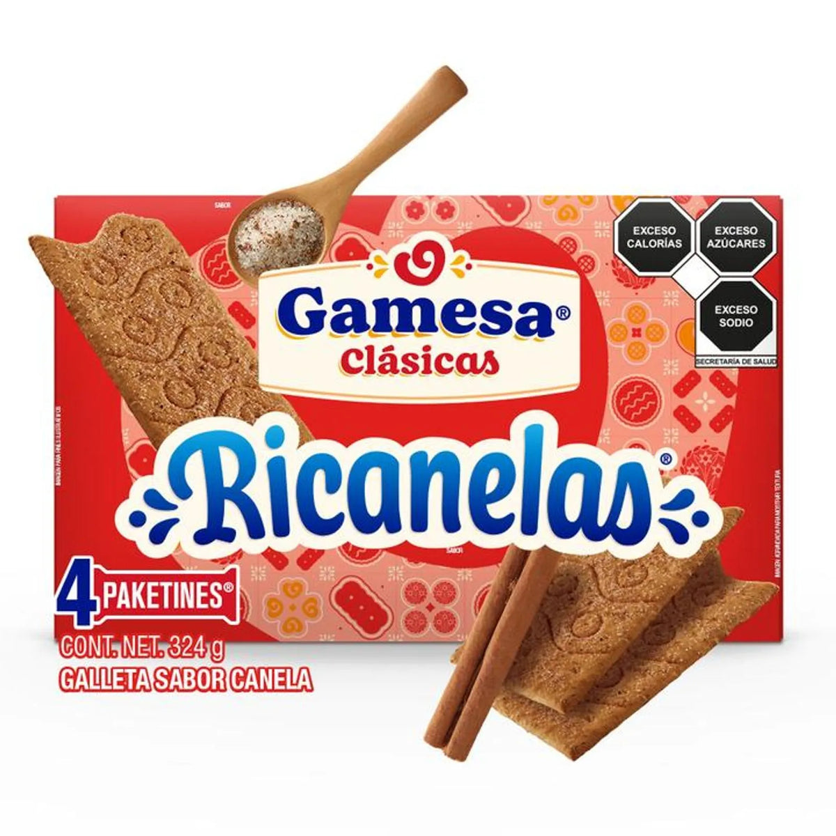 Saborian And The Los 『 Something's ～ 』 Gamesa Ricanelas Cinnamon Cookies, 16 oz – El Sabor Market