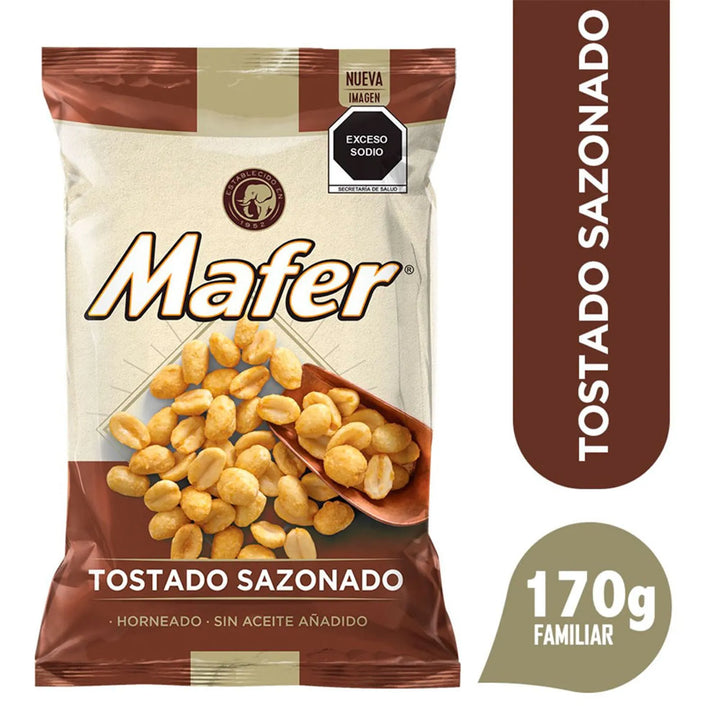 Sabritas Mafer Seasoned Roasted Peanuts 6 oz