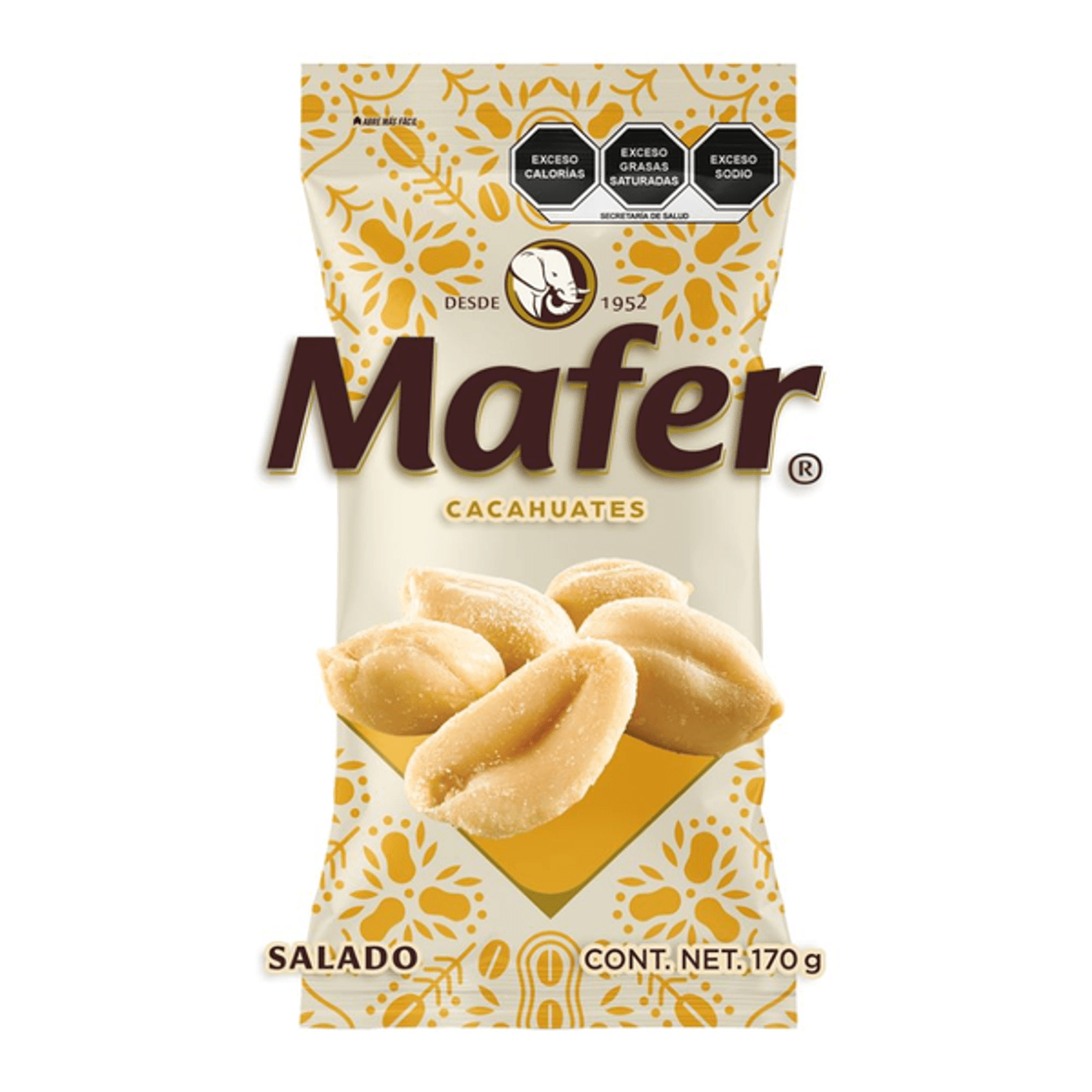 Sabritas Mafer Salted Peanuts, 6 oz Main image