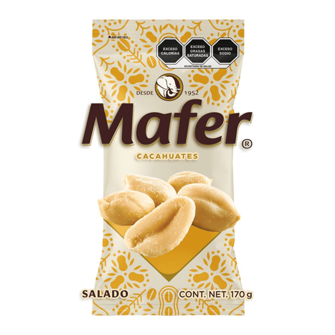 Sabritas Mafer Salted Peanuts 6 oz