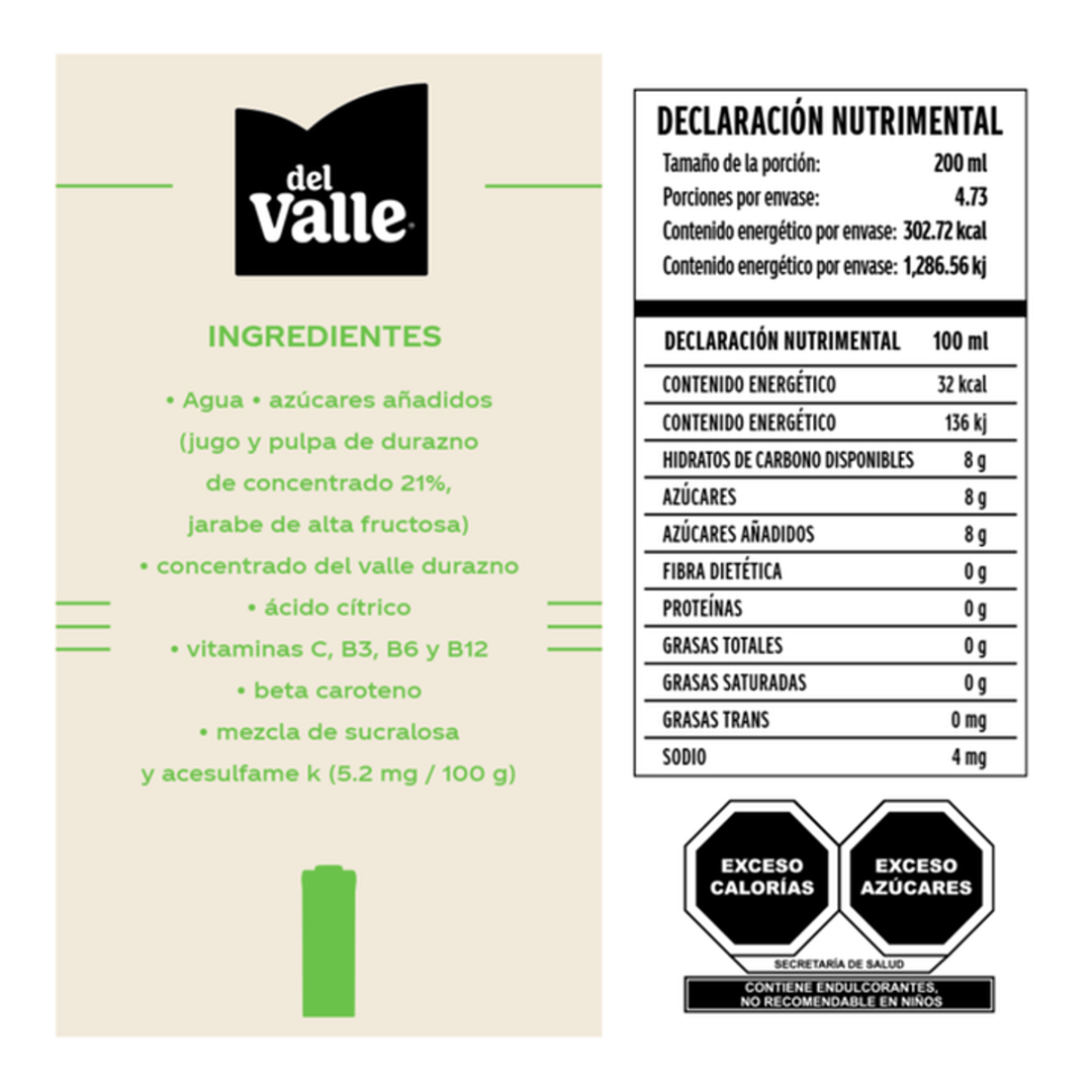 Del Valle Peach Nectar 32 oz