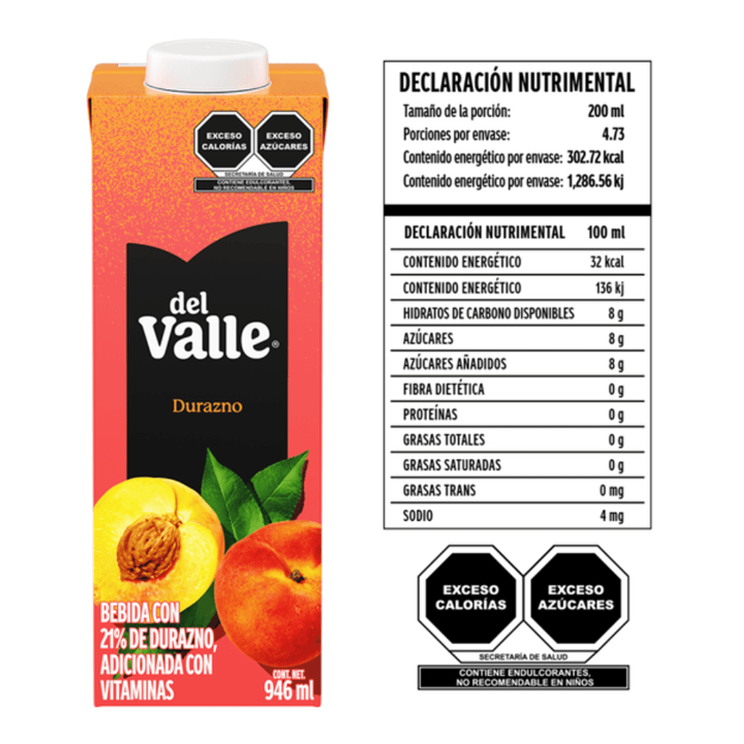 Del Valle Peach Nectar 32 oz