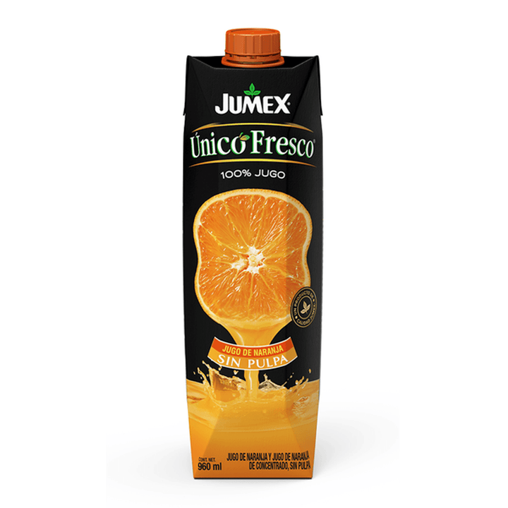 Jumex Natural Juice Unique Fresh Orange Pulp-Free 34 oz
