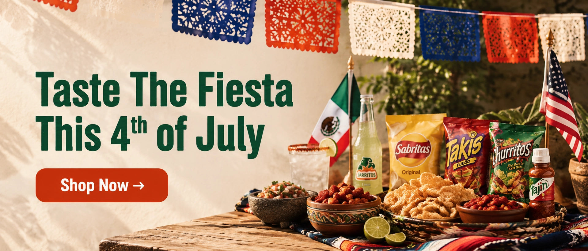 Website Hero Banner — El Sabor Market W27