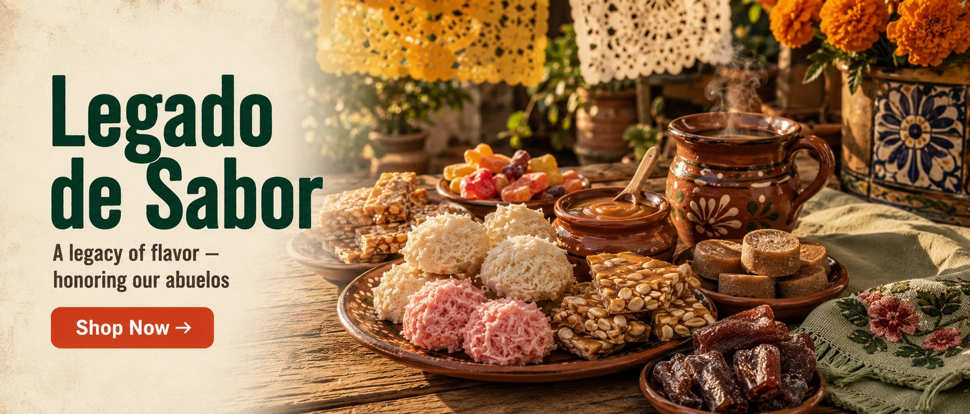 Website Hero Banner — El Sabor Market W30
