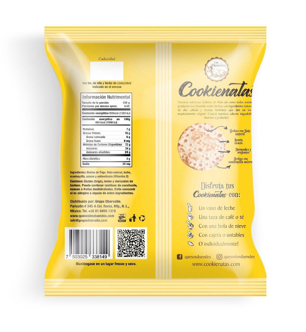 Los Duendes Cookienatas Nata Cookies – 2.5 oz Secondary image