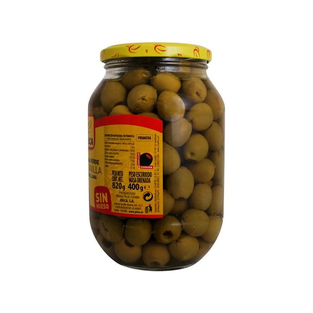 Jolca Manzanilla Pitless Olives in Jar 29 oz
