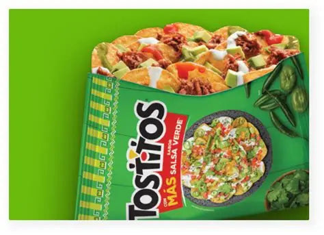 Sabritas Tostitos Salsa Verde Multiple Pack Size (65 g / 2.29 oz each)