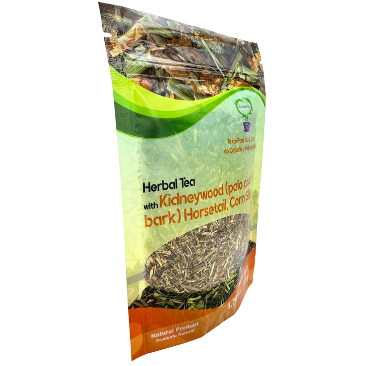 QuiereTe Herbal Tea Palo Azul bark, Horsetail and Corn Silk 1.76oz
