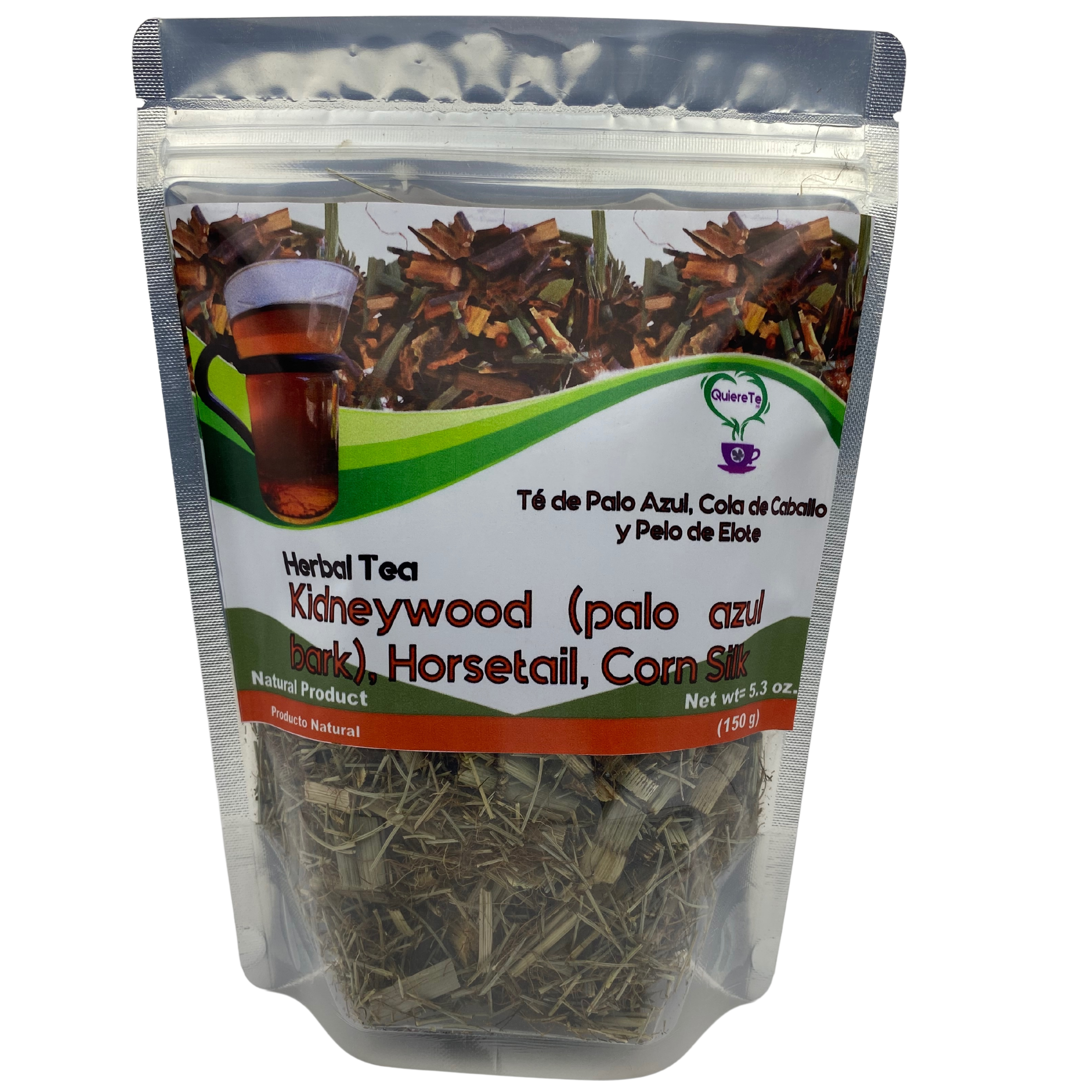 QuiereTe Herbal Tea Palo Azul bark, Horsetail and Corn Silk 5.3oz Main image