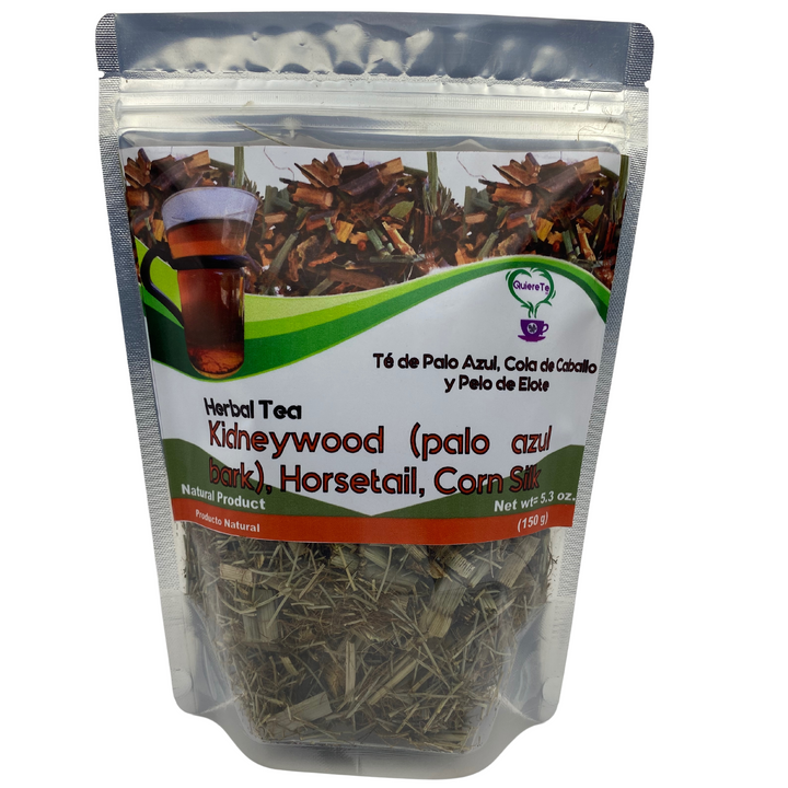 QuiereTe Herbal Tea Palo Azul bark, Horsetail and Corn Silk 5.3oz