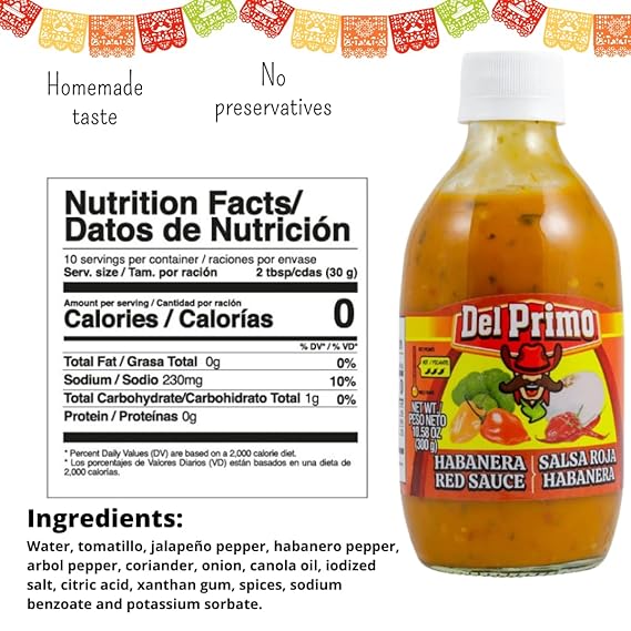 PRIMO SAUCE MEXICAN SAUCE SIX PACK VARIETY PACK 10.5 oz Secondary image