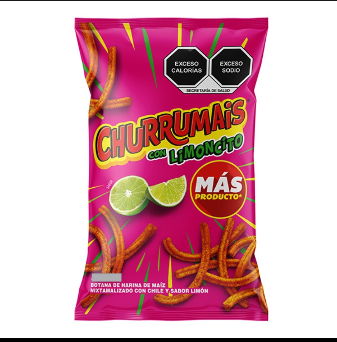 Churrumais with Lime Flavor Pack – 10 Bags, 1.9 oz Each