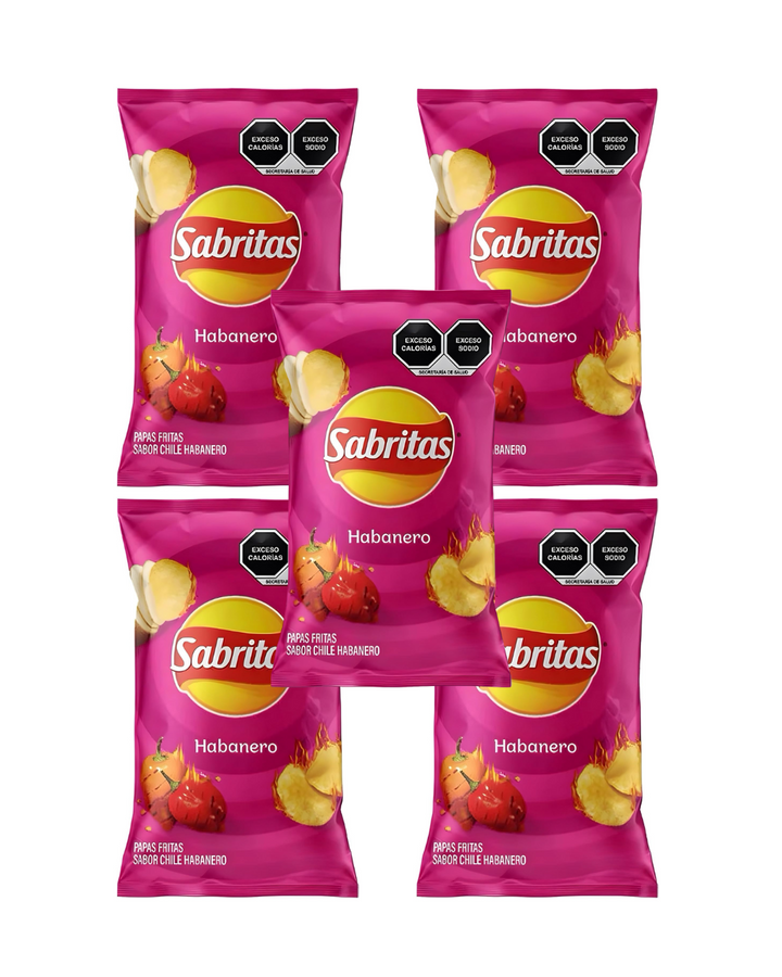 Sabritas Habanero 5 pack - 1.58oz