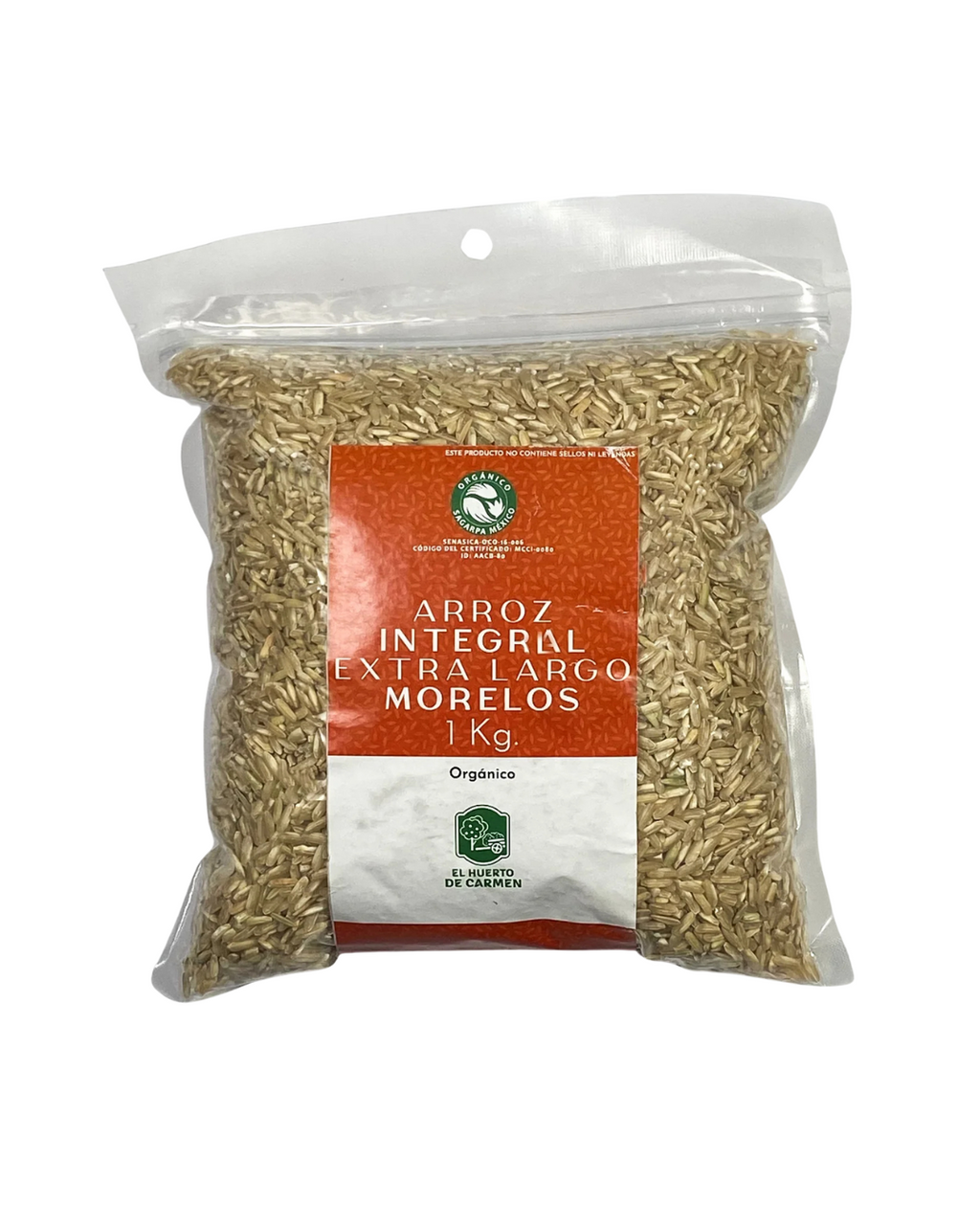 El Huerto de Carmen Organic Extra Long Brown Rice – 35 oz