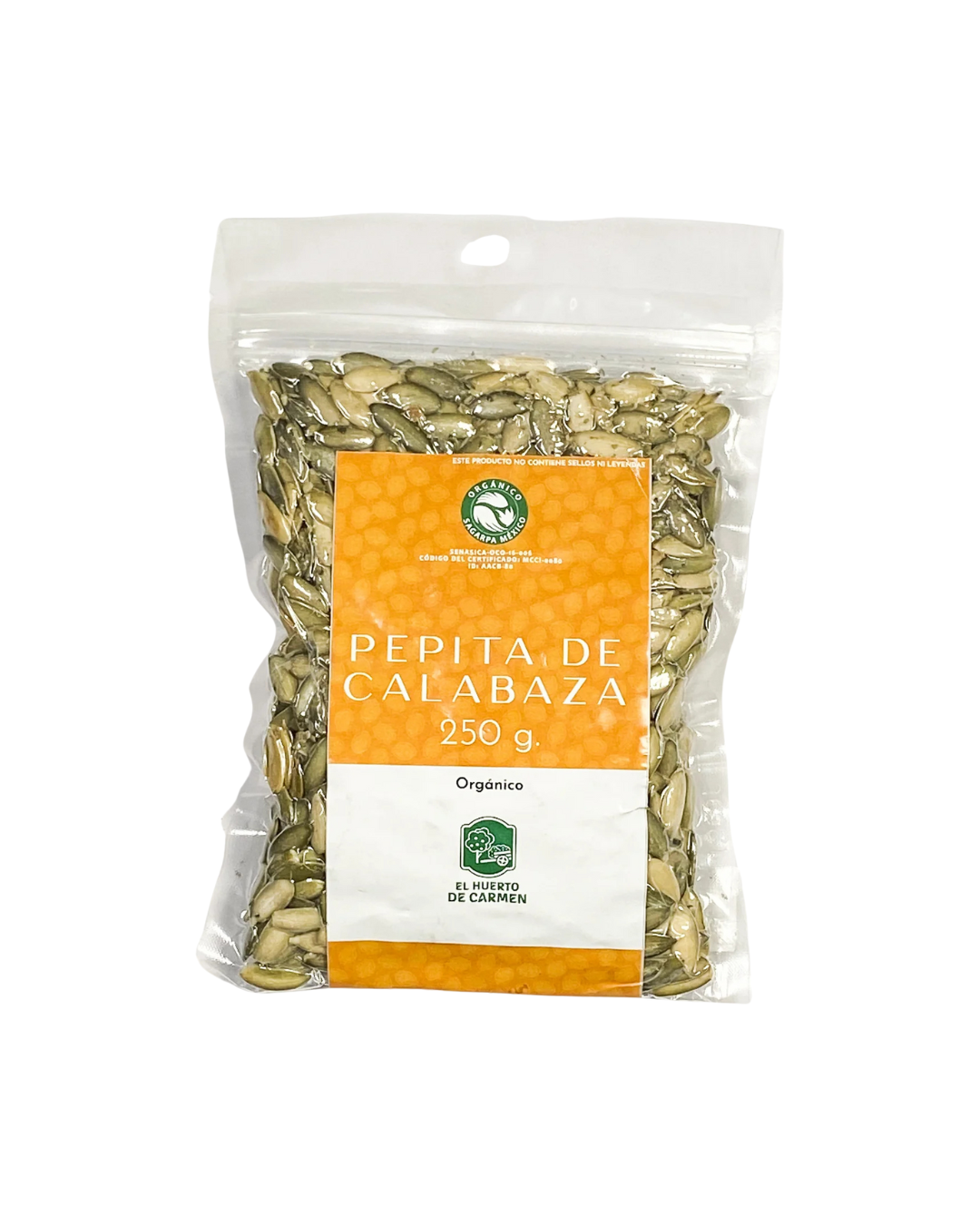El Huerto de Carmen Pumpkin seed (peeled) 9 oz Main image