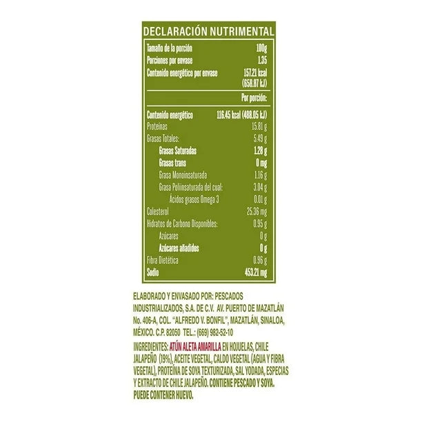 Dolores Tuna with Jalapeño – 5 oz