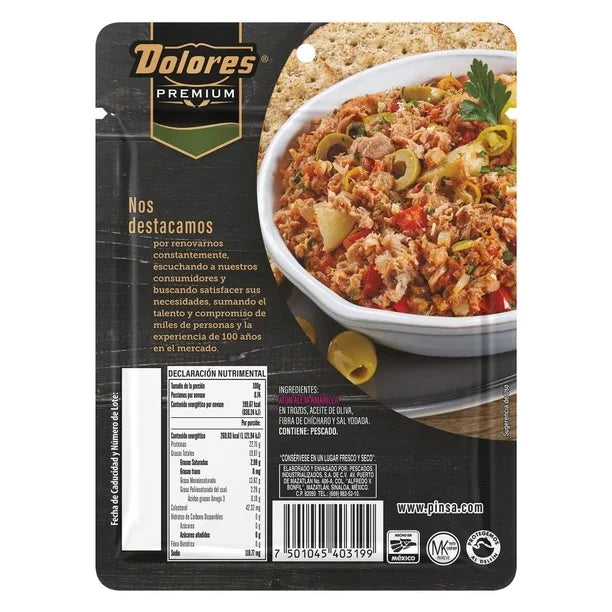 Dolores Yellowfin Tuna in Olive Oil – 3 oz