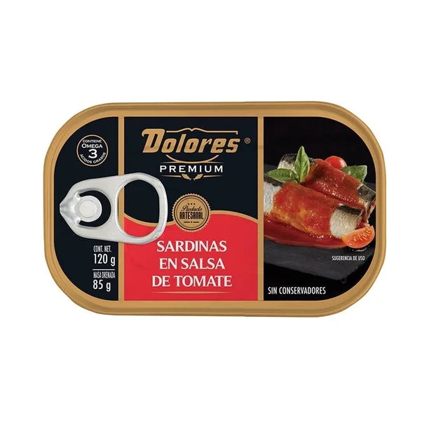 Dolores Premium Sardines in Tomato Sauce – 5 oz