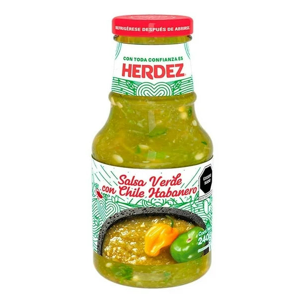 Herdez Green Sauce with Habanero – 9 oz Main image