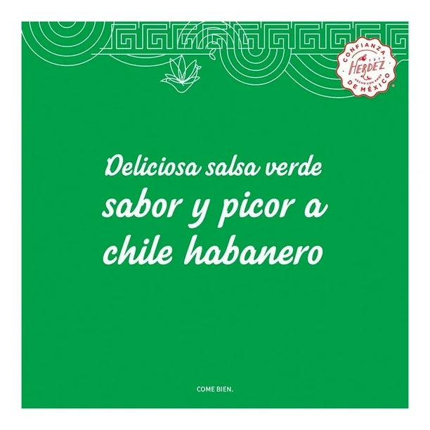 Herdez Green Sauce with Habanero – 9 oz