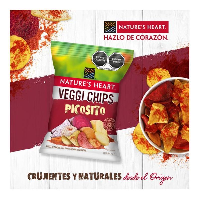 Nature’s Heart Spicy Veggie Chips, 1.5 oz