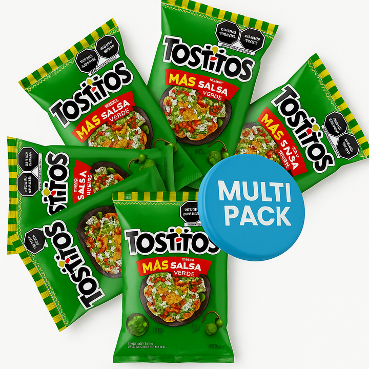 Sabritas Tostitos Salsa Verde Multiple Pack Size (65 g / 2.29 oz each)