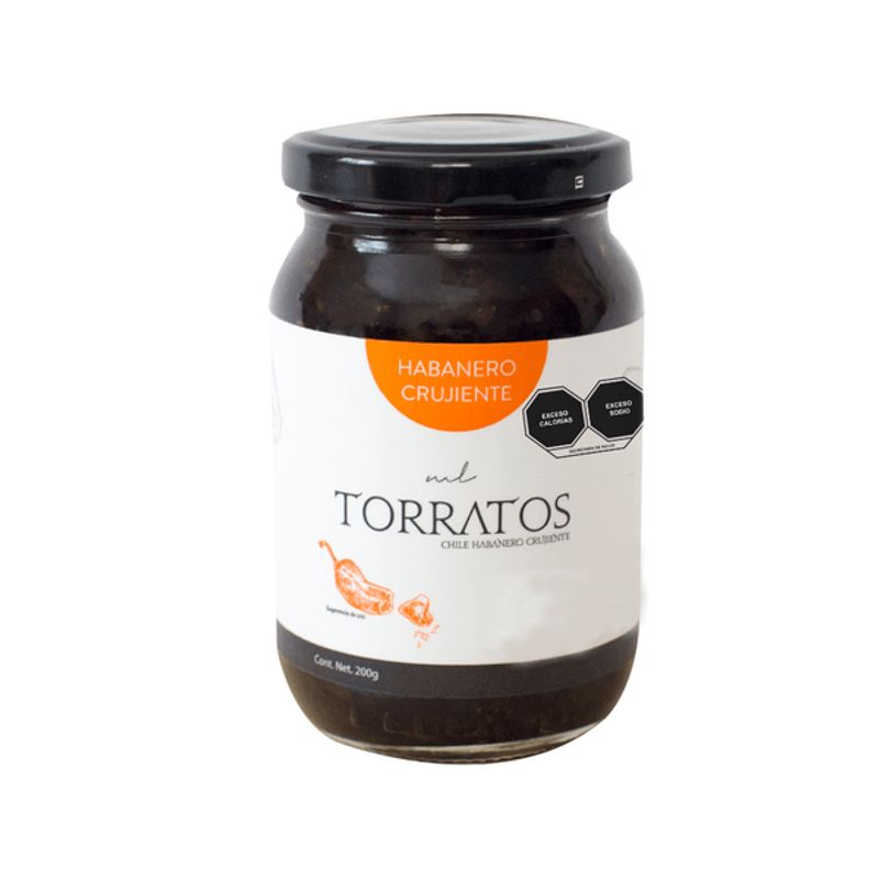 Torratos Crispy Habanero Pepper Rinds Jar 7 oz