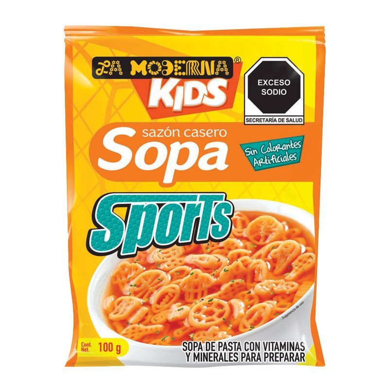 La Moderna Kids Sport Soup Pasta, 3 oz Main image