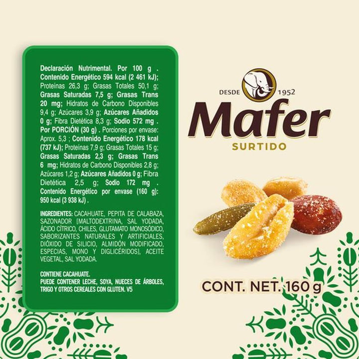 Sabritas Mafer Mezcalísimo Peanut and Pumpkin Seed Mix 3 oz