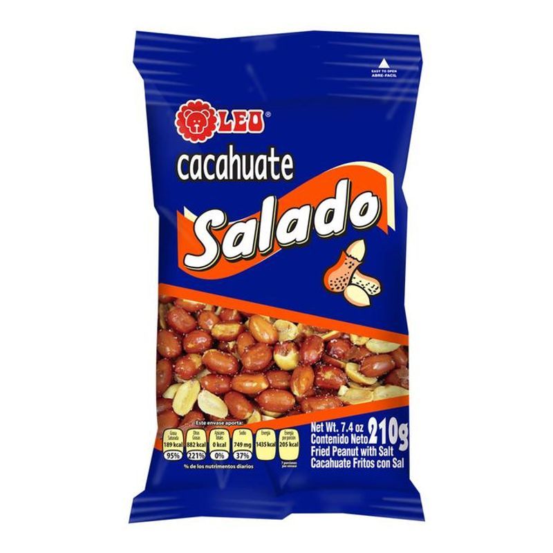 Leo Salted Fried Peanuts 7 oz
