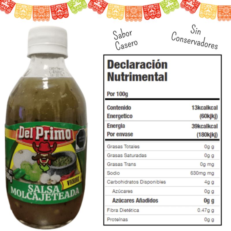 del Primo Green Homemade Sauce - 11 oz Secondary image