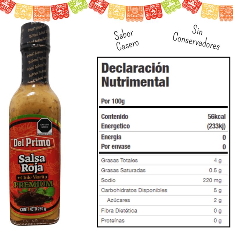 Del Primo Red Sauce with Morita Chile - 9 oz Secondary image