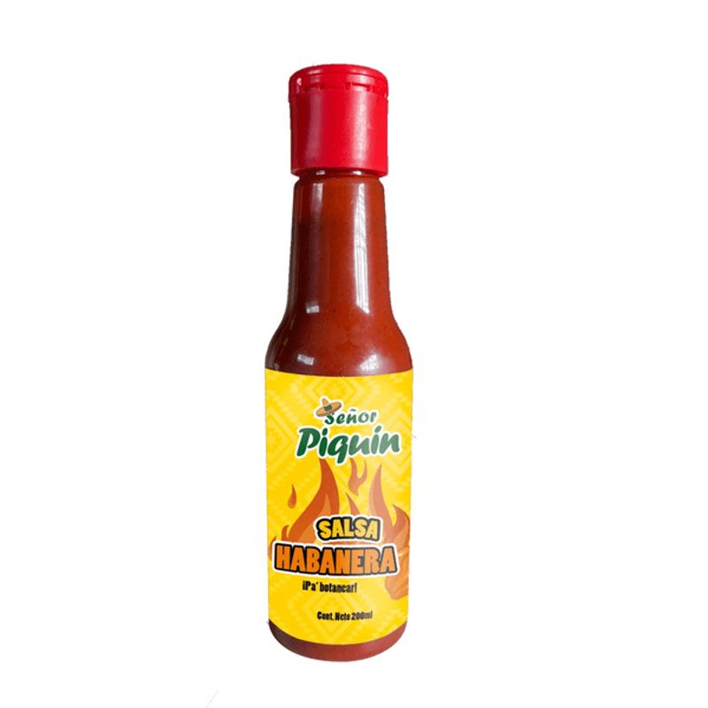 Sr Piquin Habanero Sauce, 7 oz