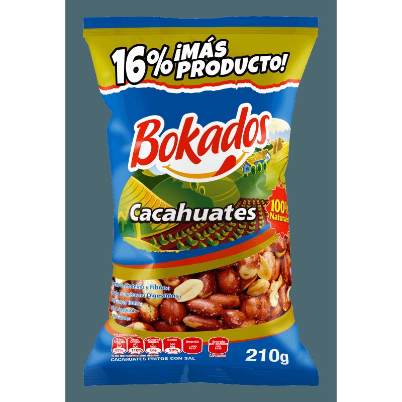 Bokados Salted Peanuts 7 oz