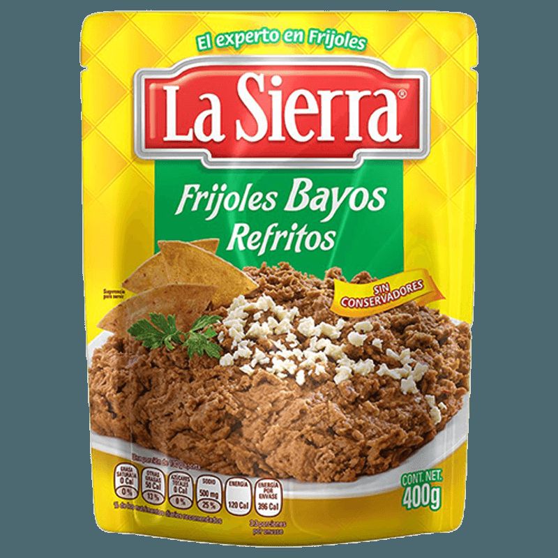 la Sierra Refried Bayo Beans - 14 oz