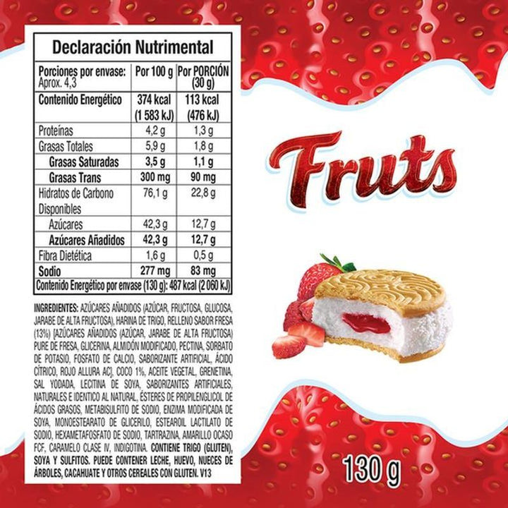 Gamesa Fruts Cookies, 5 oz