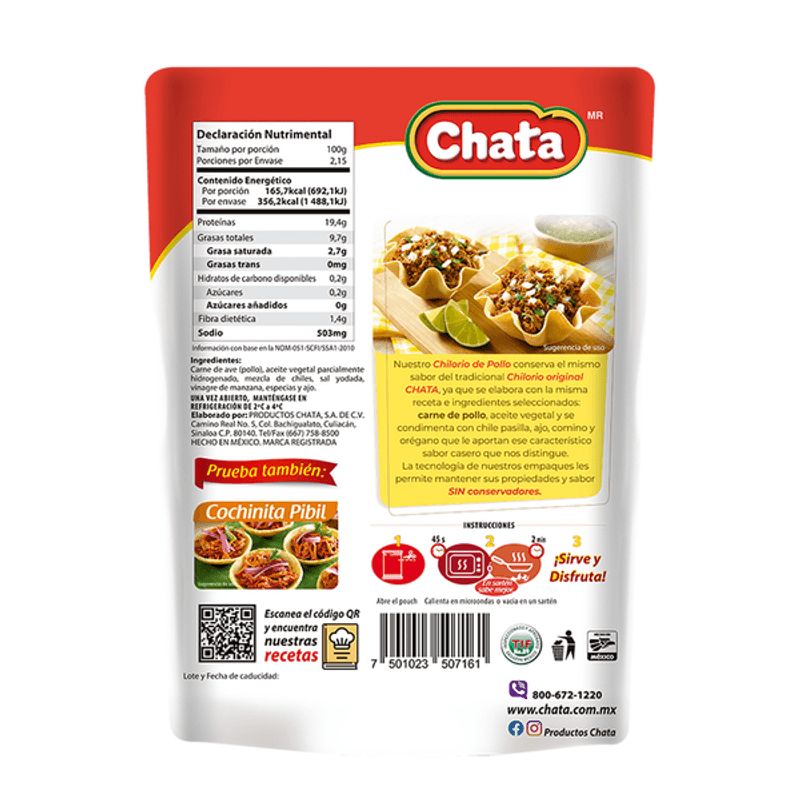 Chata Chicken Chilorio 8 oz Secondary image