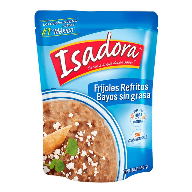 Isadora Fat-Free Refried Bayo Beans - 15 oz Main image