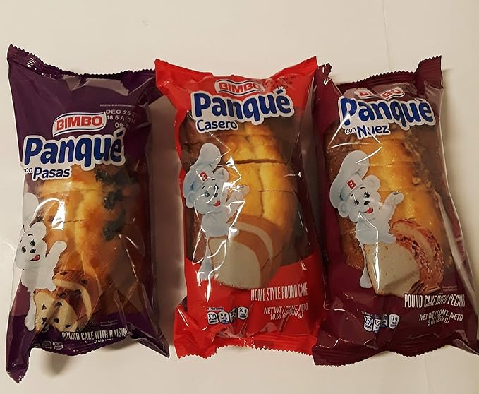 Bimbo 10-Piece Variety Pack ( CUERNITOS, PANQUESITOS,PANQUE DE NUEZ, PANQUE DE PASAS, PANQUE CASERO, CONCHAS, BIMBUÑUELOS, MINI MANTECADA CON NUEZ, MINI MANTECADA VANILLA, AND DONAS) 10 PACKS INCLUDED