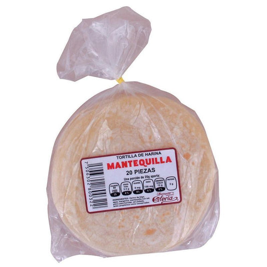 Gloria Butter Flour Tortilla 20 Pack