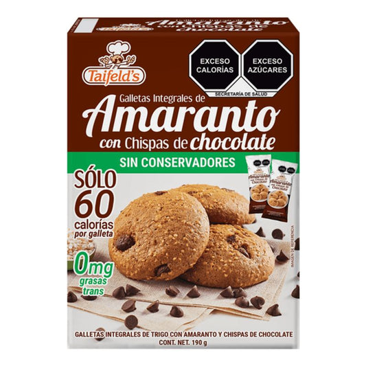 Amaranth Cookies with Chocolate Chips - 7 oz