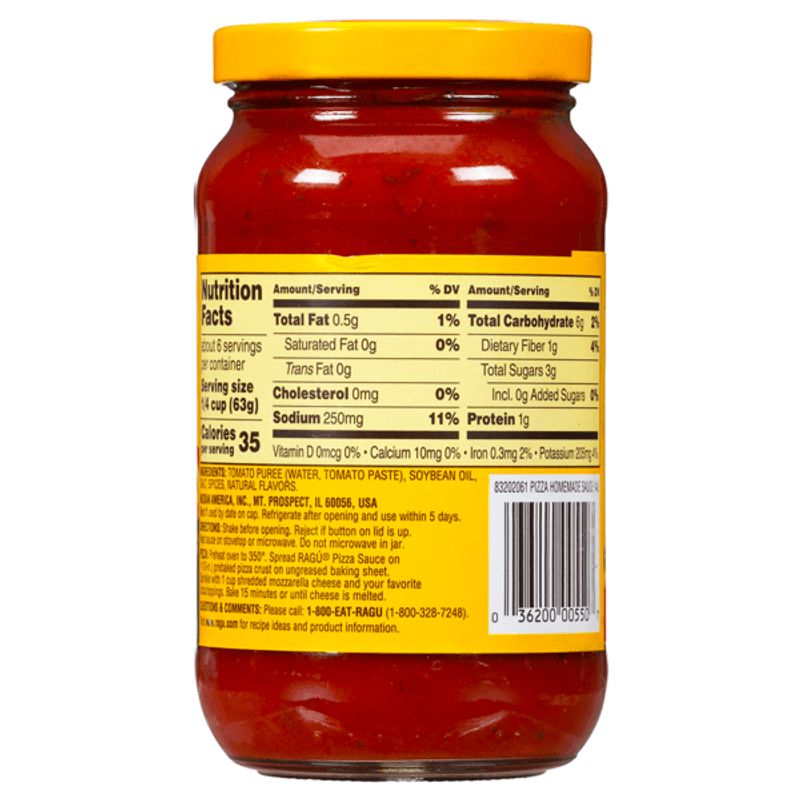 Ragu Homemade Style Pizza Sauce 14 oz Secondary image
