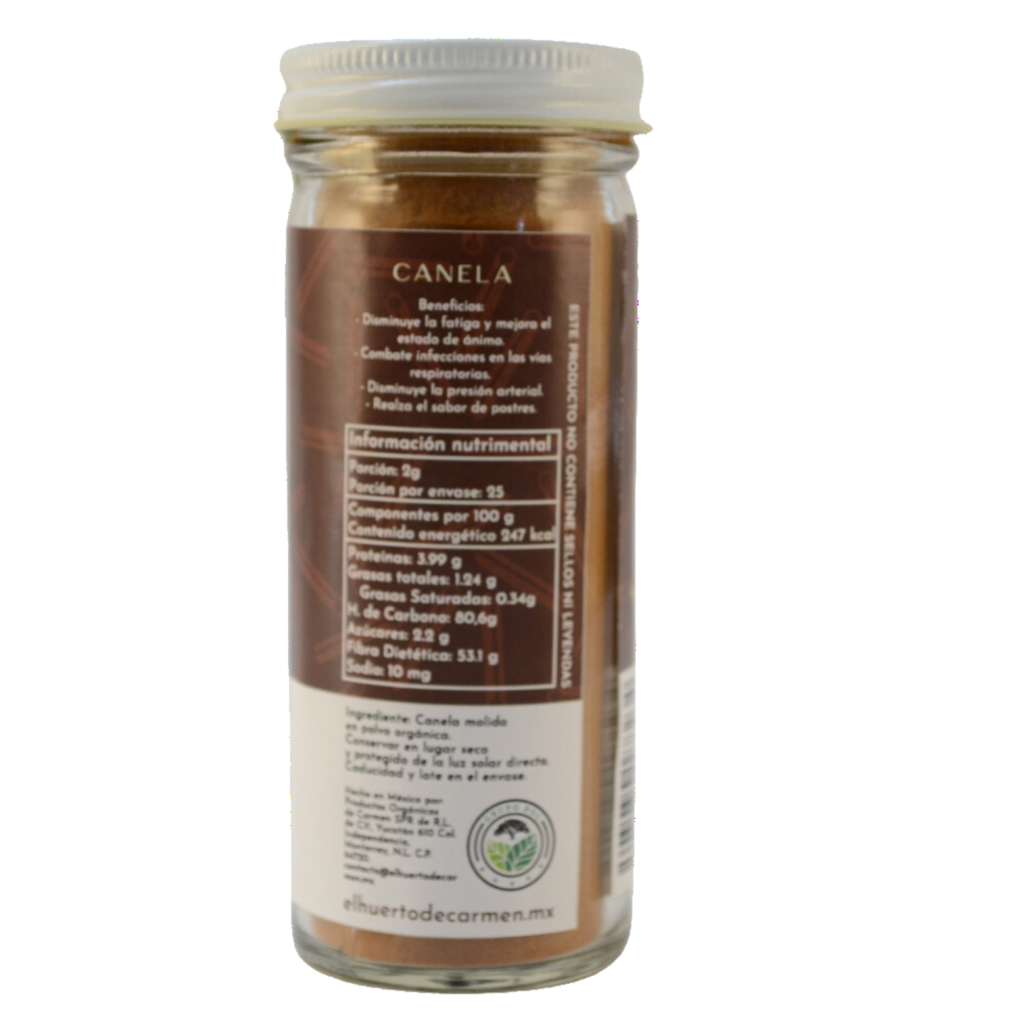 El Huerto de Carmen Ground Cinnamon 2 oz Secondary image