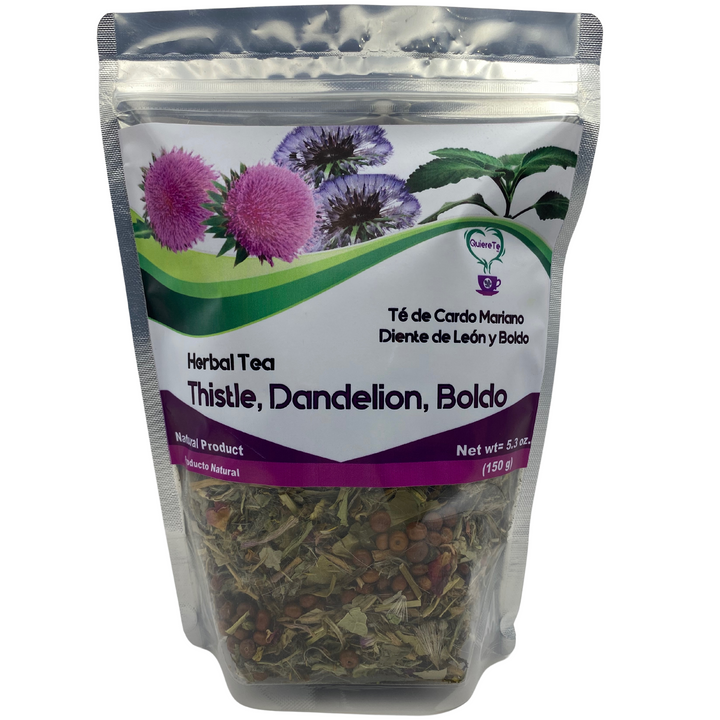 QuiereTe Herbal Tea Thistle, Dandelion and Boldo 5.3oz