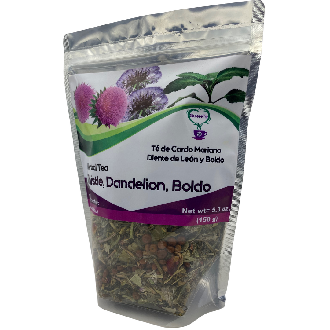 QuiereTe Herbal Tea Thistle, Dandelion and Boldo 5.3oz