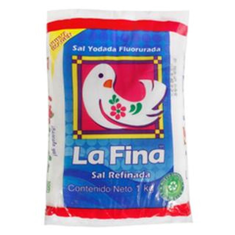 La Fina Iodized and Fluoridated Salt 2.2 lbs Main image