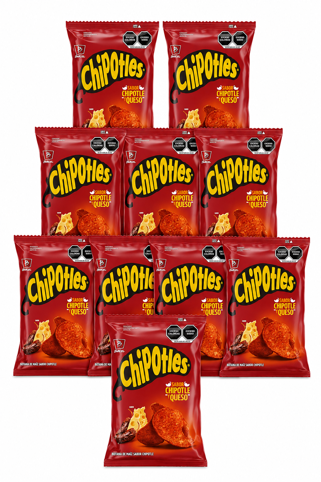Barcel Chipotles Corn Chips 10 Pack
